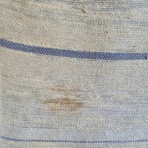 Vintage Table Linens Blue Yellow White Two Pieces Different Sizes - Picture 6 of 12